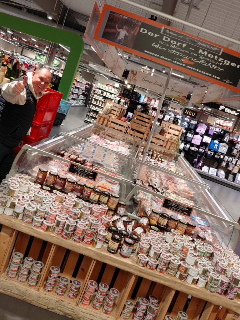 der dorf metzger im markt