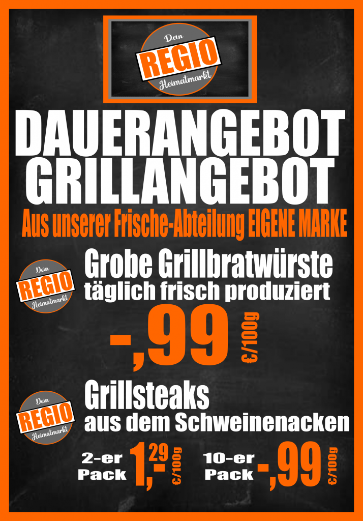 Grillangebote von REGIO