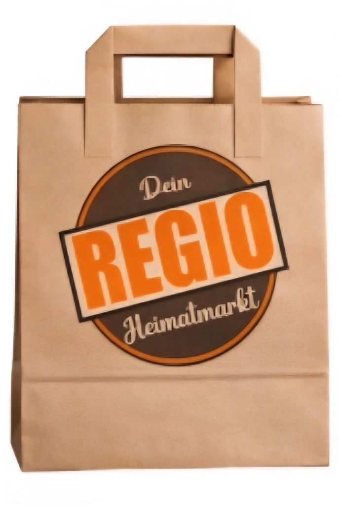 regio dein heimatmarkt papiertüte