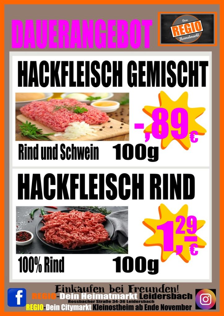 dauerangebot hackfleisch