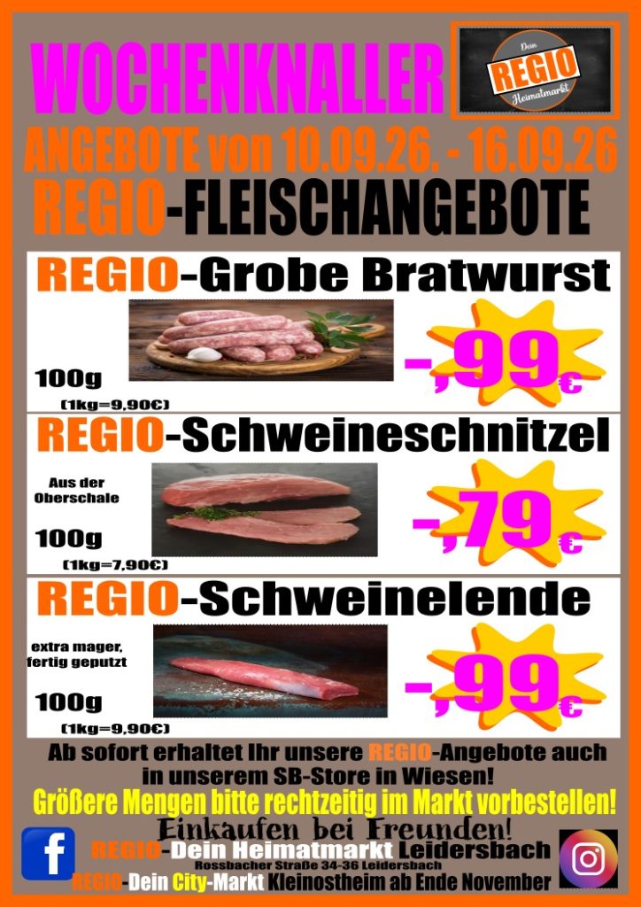 regio wochenknaller fleischangebote ab 10.09.2026