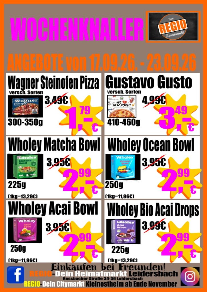 Angebote & Aktionen regio wochenknaller tk ab 17.09.2026
