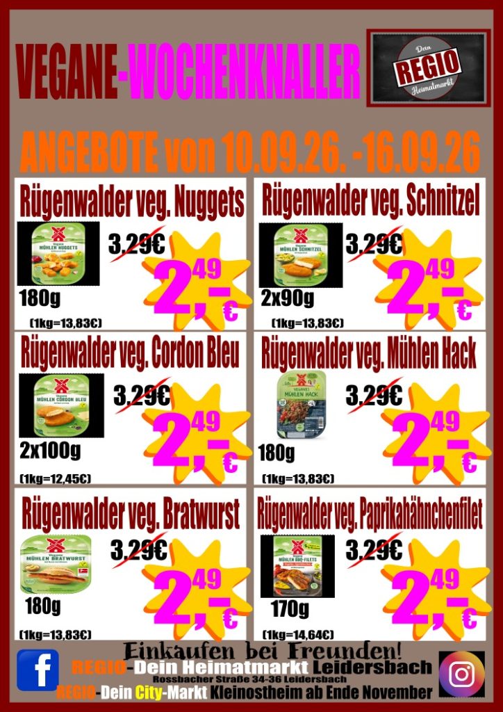 regio wochenknaller vegan ab 10.09.2026